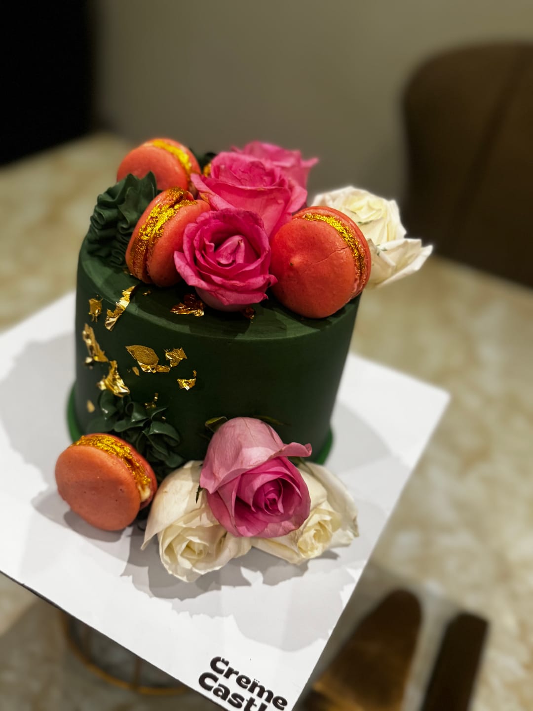 Customer photo review of Custom Floral Cake Online