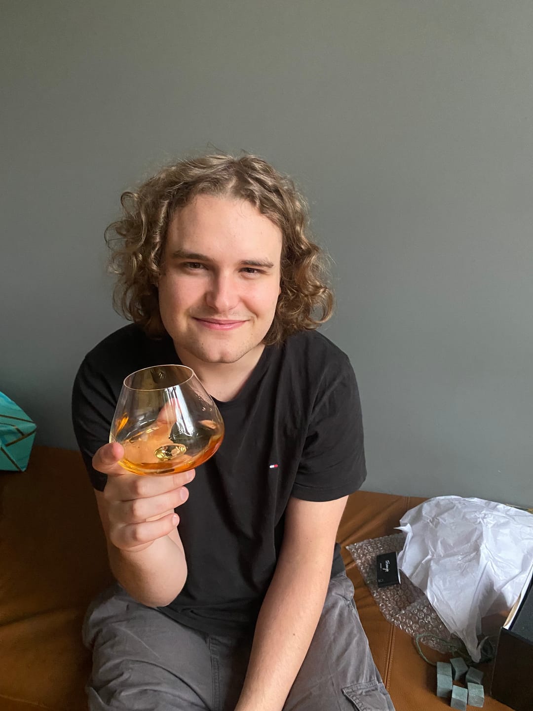Customer photo review of Aequilibrium Wine Glass
