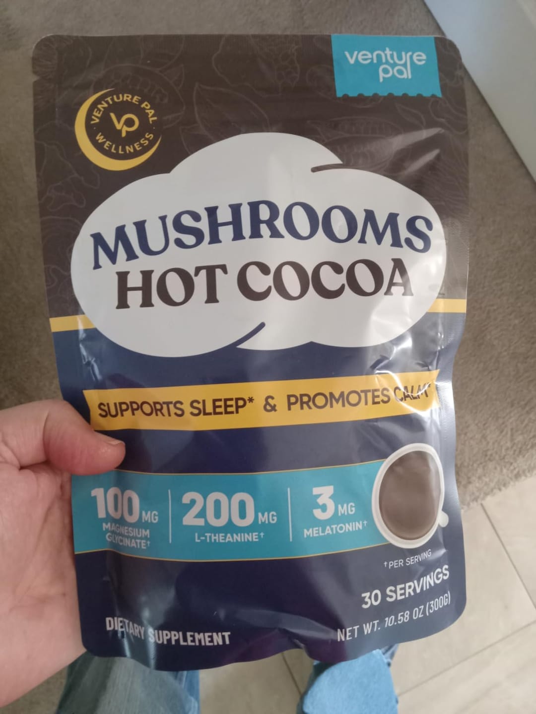 Customer photo review of Mushroom Hot Cocoa - 30 servings
