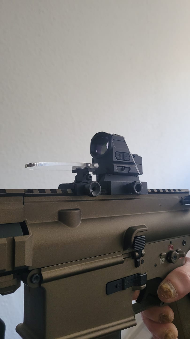 Customer photo review of Vector Optics SCRD-SM64 Frenzy-X 1x19x26 MRS GenII Solar Power Multi-Reticle