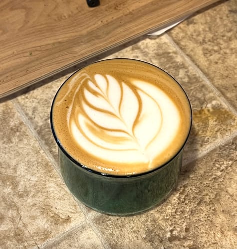 Customer photo review of FLUR Latte Glass (Replacement)