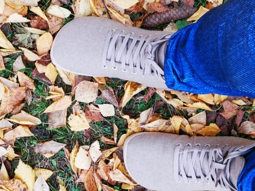 Customer photo review of Vaistoa Tunto 2 | Felt Barefoot Sneakers