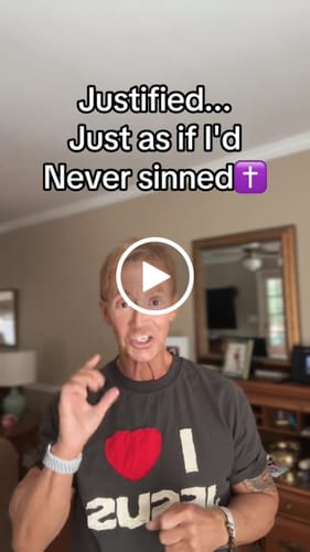 Customer video review of I Love Jesus Stitched Premium Tee