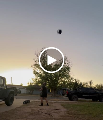 Customer video review of Strongman throwing bags