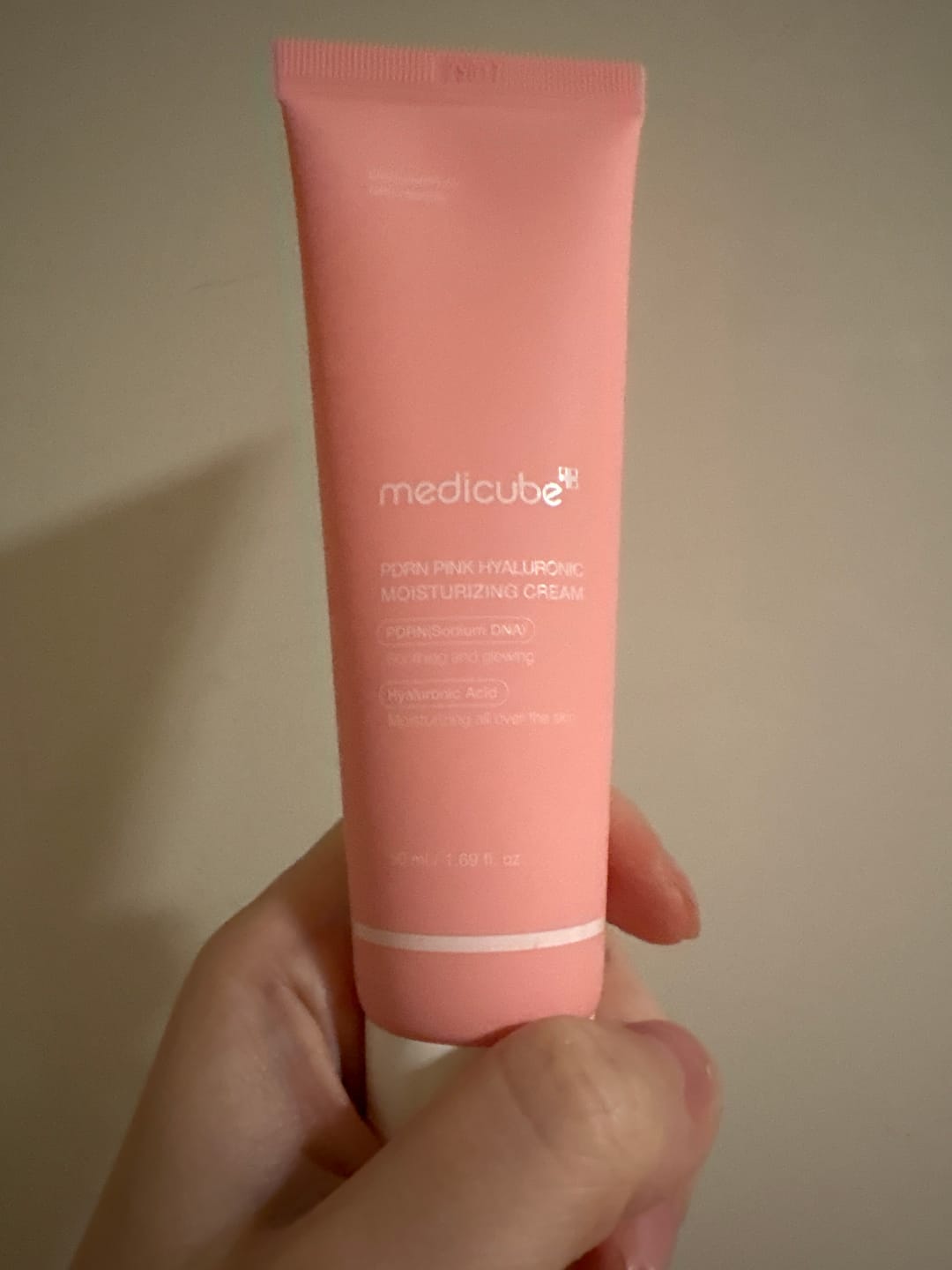 Customer photo review of Mitrinošs krēms ar PDRN un hialuronskābi Medicube PDRN Pink Hyaluronic Moisturizing Cream