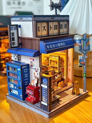 Customer photo review of Beika-cho Convenience Store DIY Miniature House