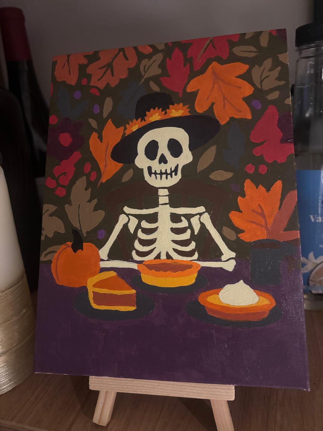 Customer photo review of 6 Mini Paintings - Spooky Autumn Set