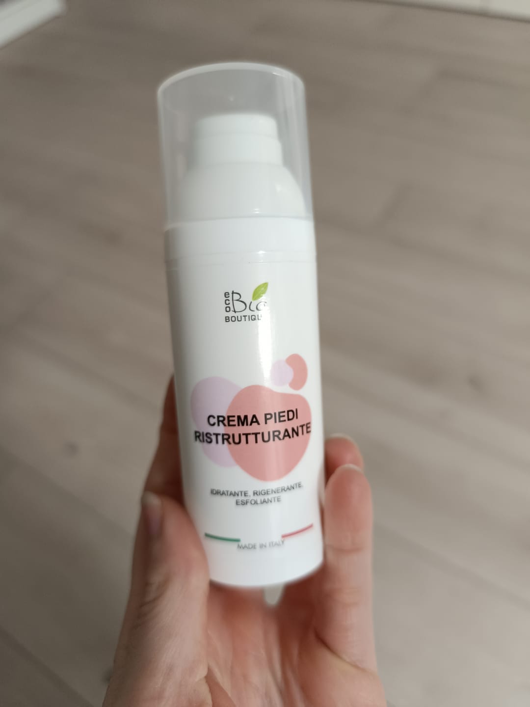 Customer photo review of Crema Piedi Ristrutturante