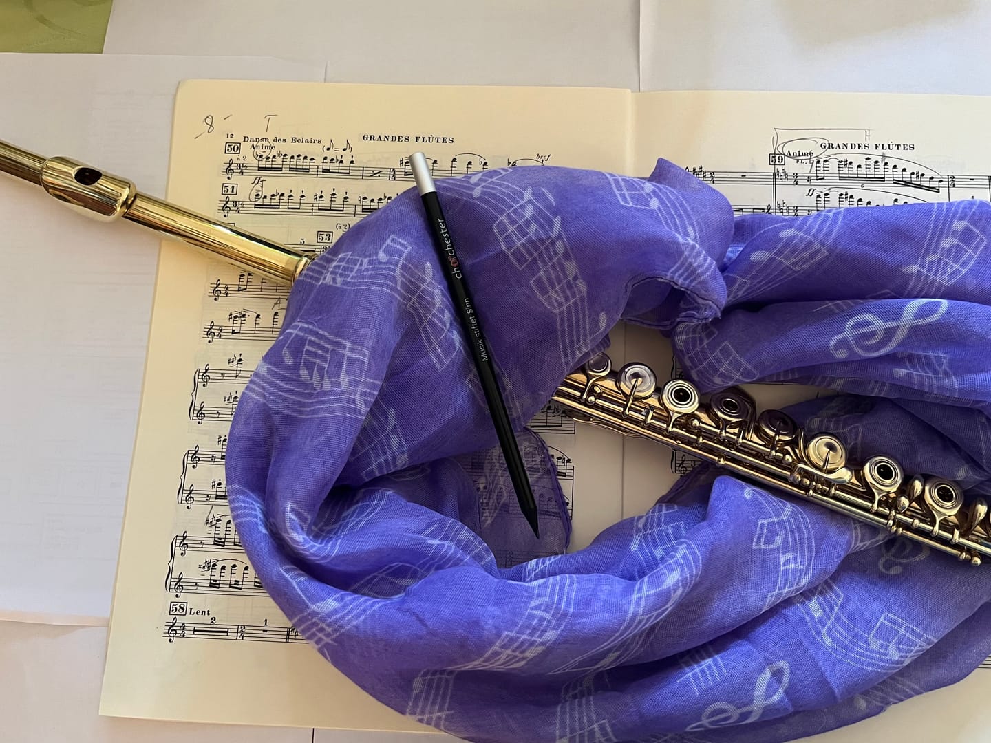 Customer photo review of Stilvolle Musiker Loop-Schals