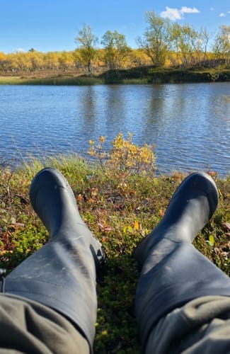 Customer photo review of Vaistoa Katve 2 | Rubber Barefoot Rain Boots