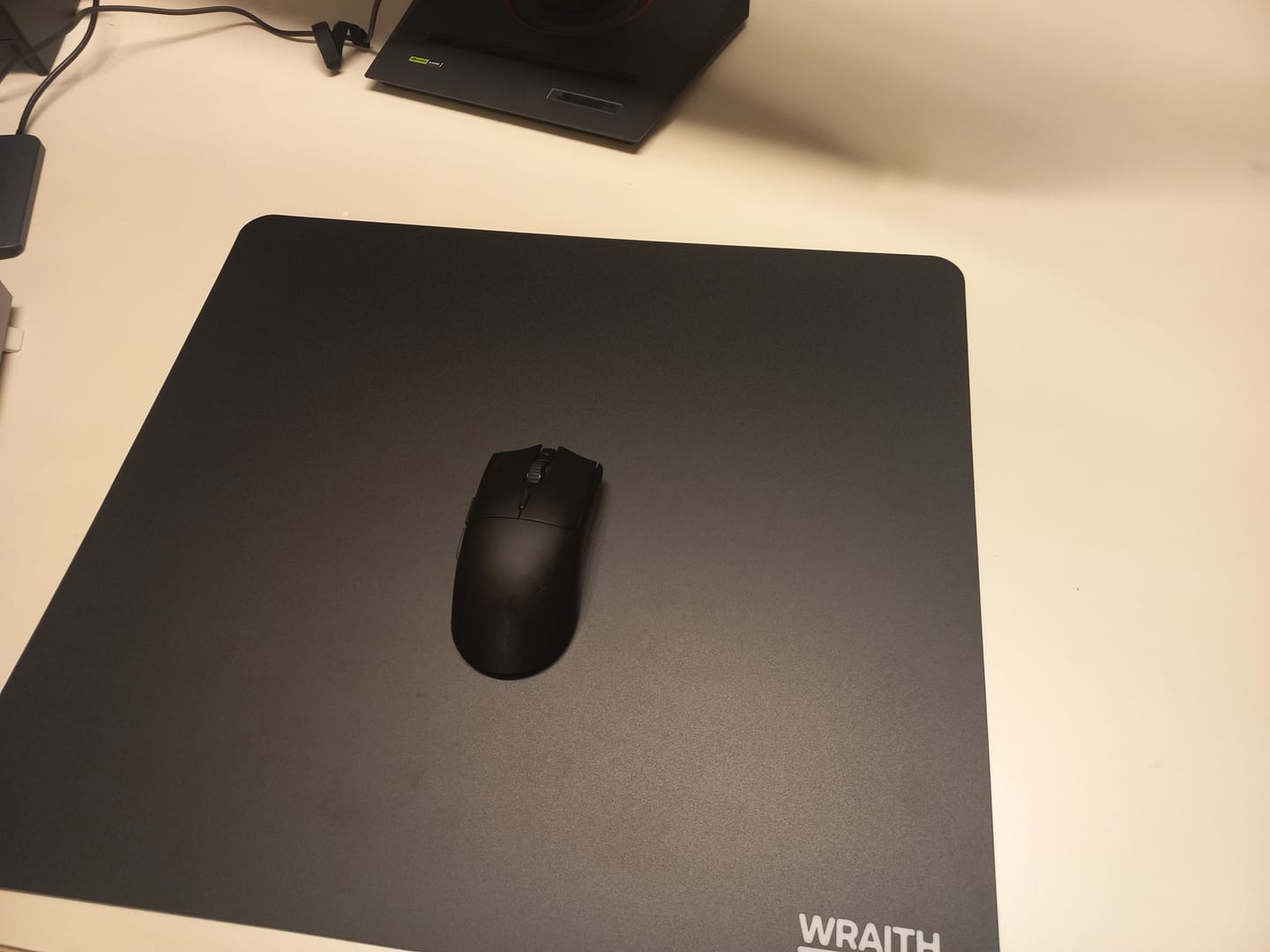 Customer photo review of Wraith Blade Y Hard Mousepad