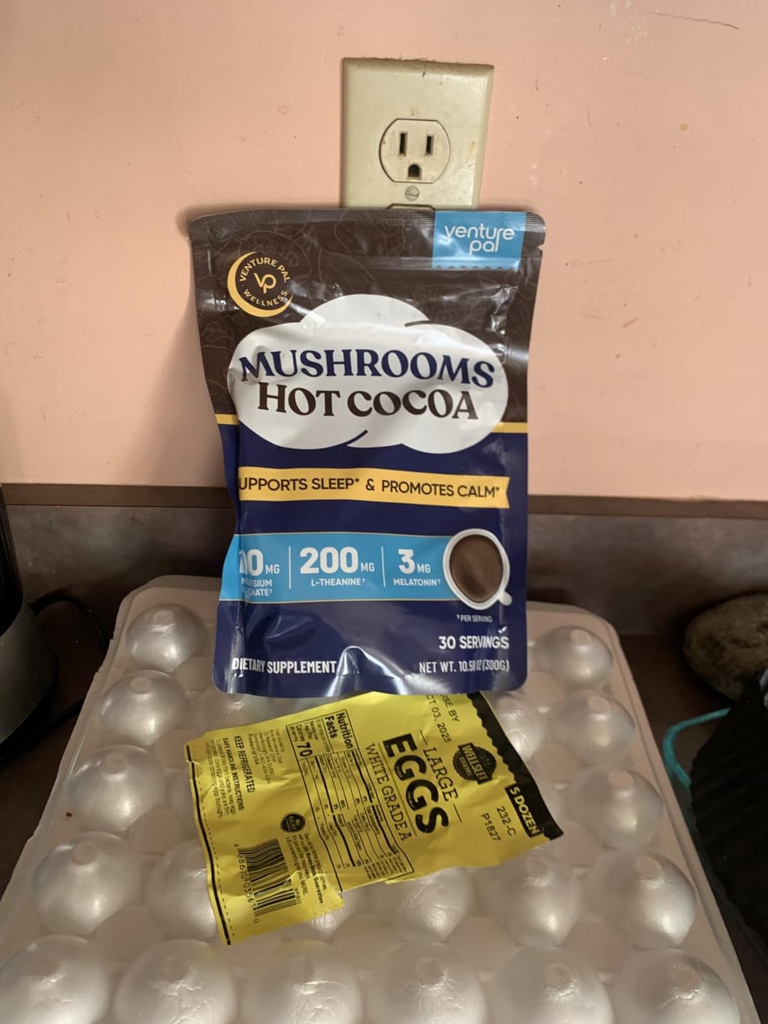 Customer photo review of Mushroom Hot Cocoa - 30 servings