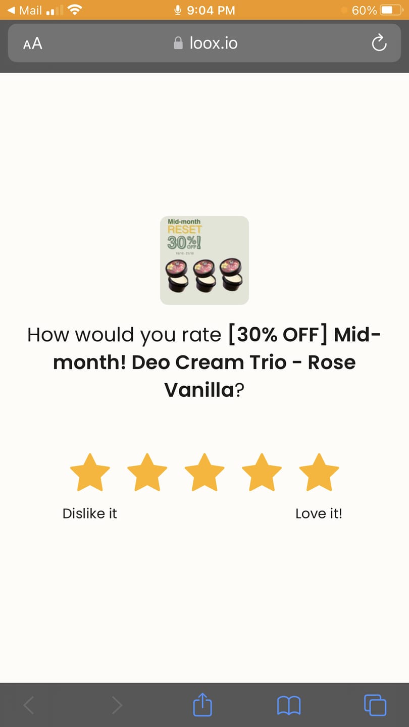 Customer photo review of [30% OFF] Mid-month! Deo Cream Trio - Rose Vanilla