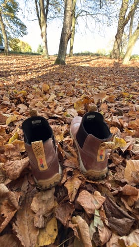 Customer photo review of Men's 6" Ankle Deck Boots Leather