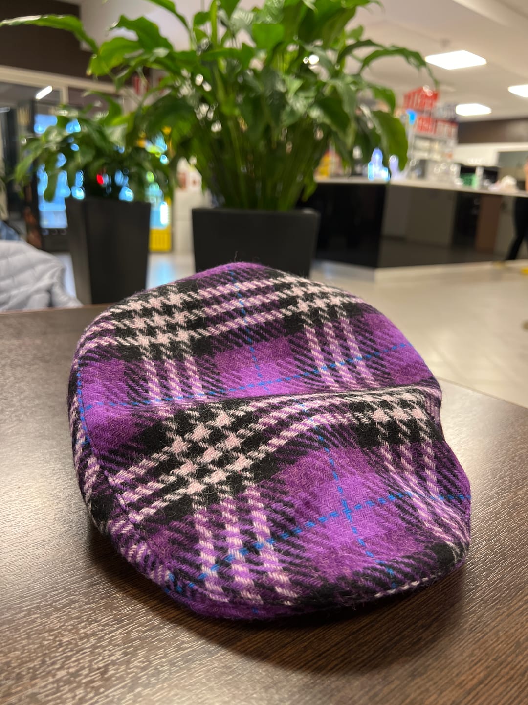 Customer photo review of Donegal Touring Cap Tweed Festive Limited Edition