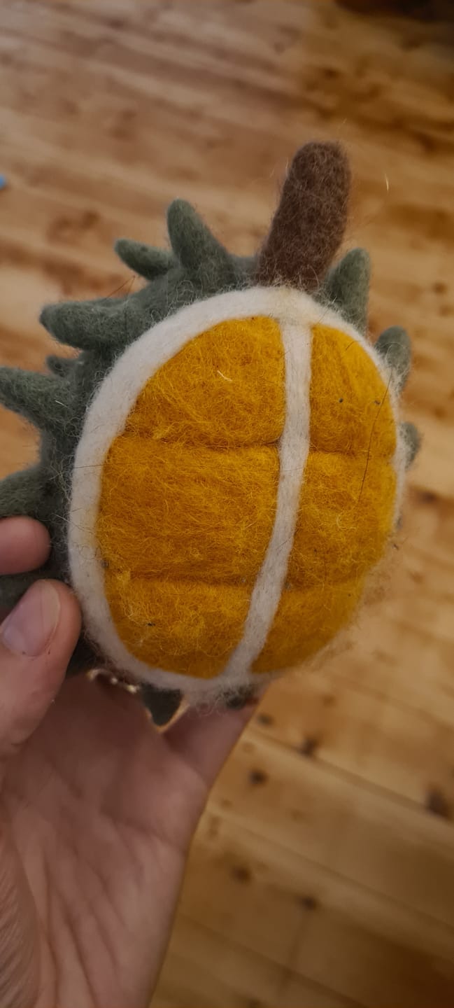 Customer photo review of Felt Durian Fruit Play Food