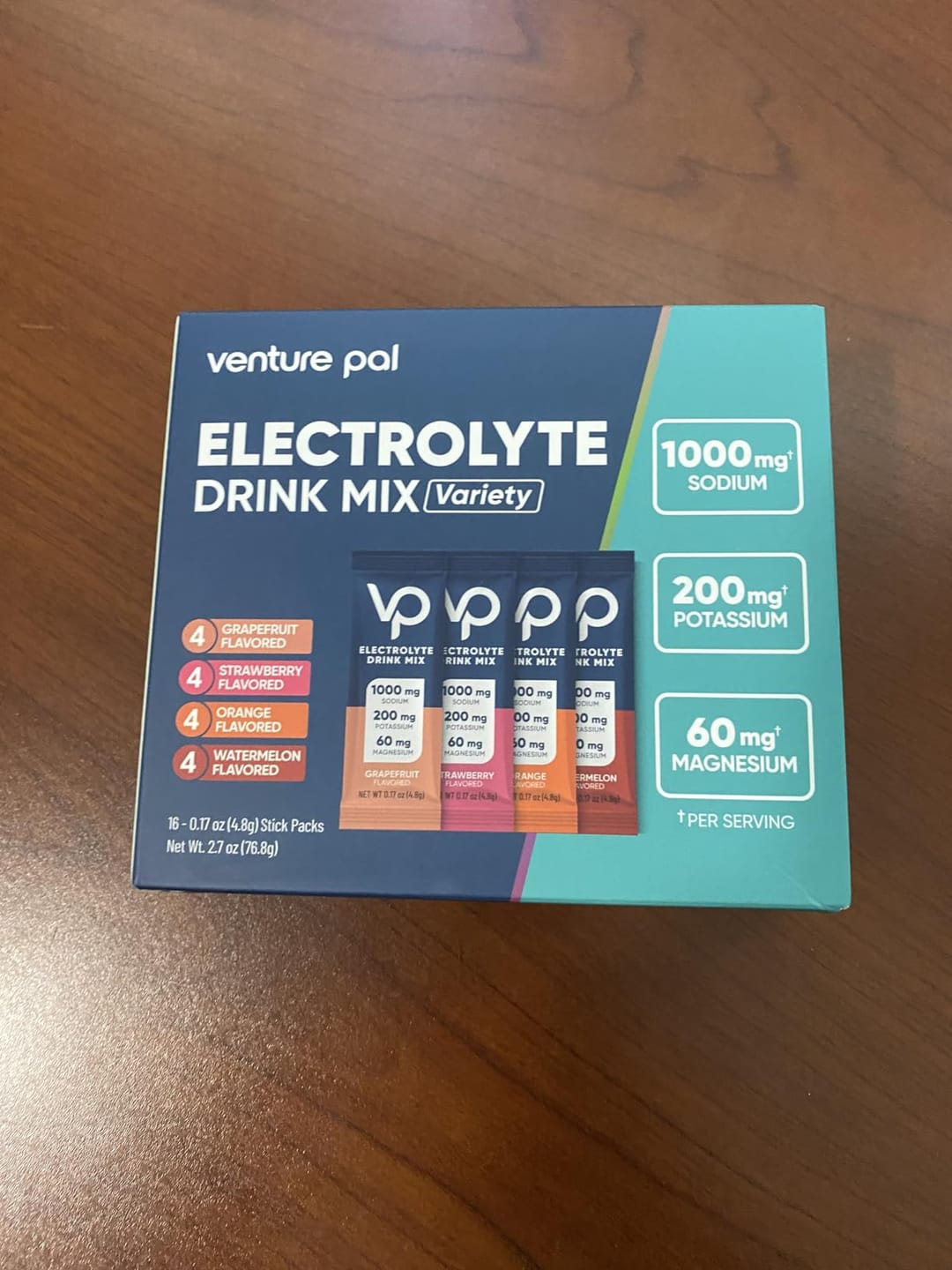 Customer photo review of High Sodium Sugar-Free Electrolyte Powder Packets