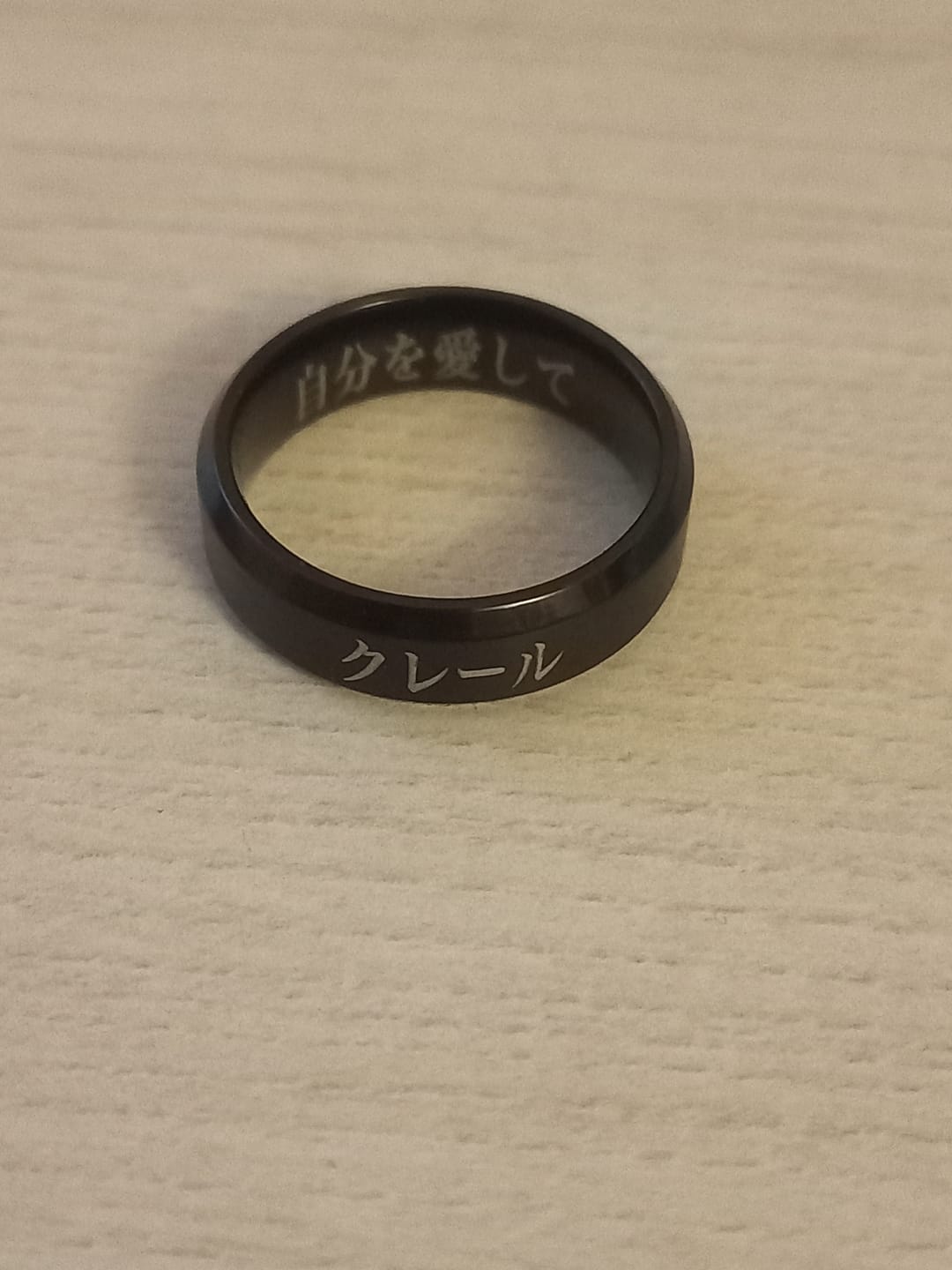 Customer photo review of Anneau Personnalisé Japonais