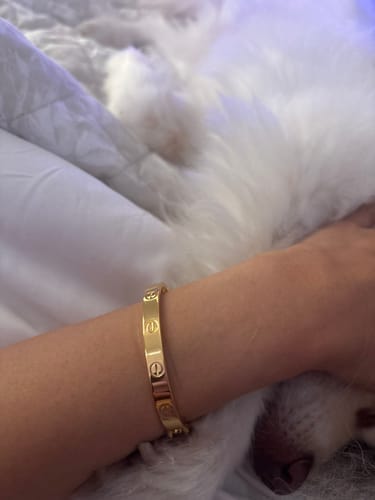 Customer photo review of LOVE BRACELET 6.1MM
