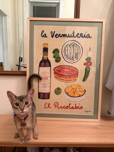 Customer photo review of Ilustración "Vermuteria" SIN MARCO