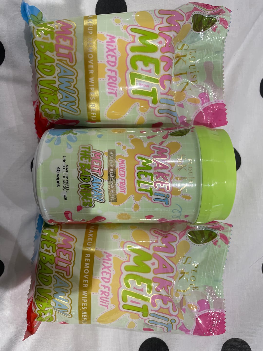 Kundenfotobewertung des P.Louise Make It Melt Remover Wipes Bundle