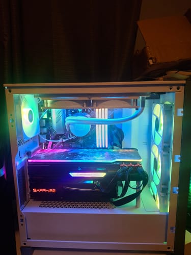 Customer photo review of Black Space RGB GPU Backplate