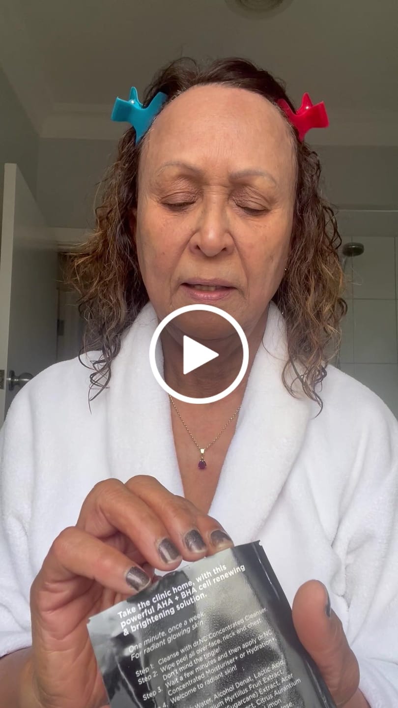 Customer video review of drNC SKINCARE TOTAL TRANSFORMATION KIT