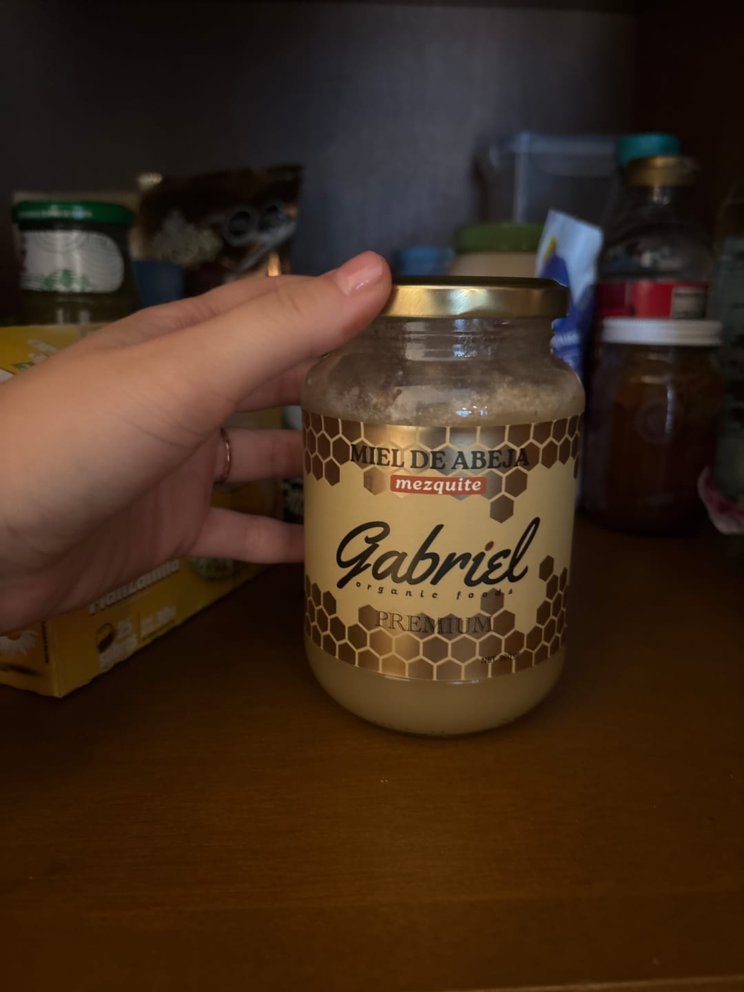 Customer photo review of Miel de Abeja 100% Pura de Flor de Mezquite (500 g)