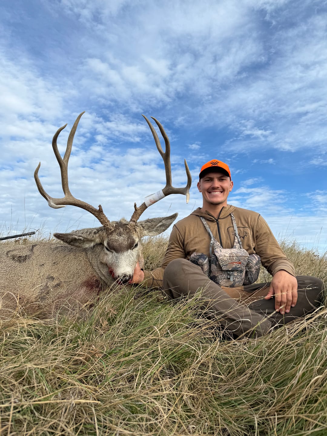 Customer photo review of Scout Merino Hooded Long Sleeve