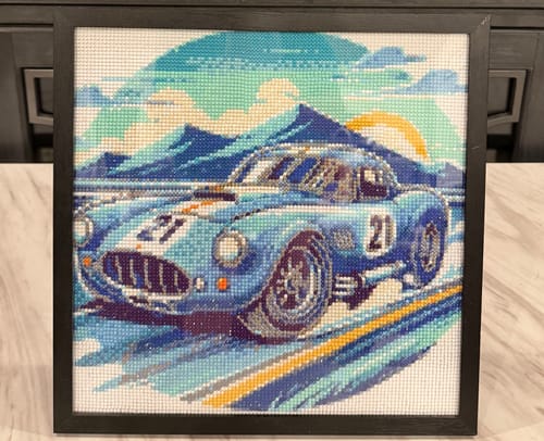 Customer photo review of Diamond Painting - Racing Car