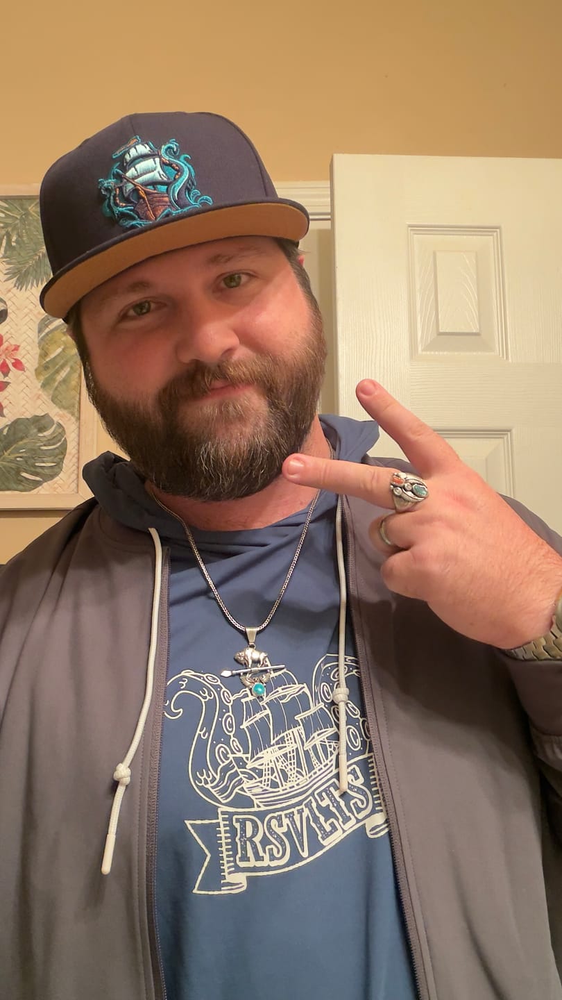 Customer photo review of Sea Ya Later! – Performance Hoodie
