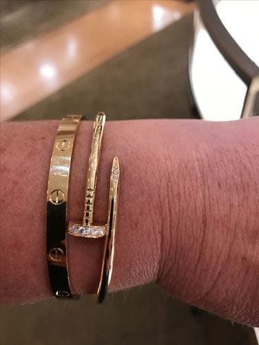 Customer photo review of LOVE BRACELET 6.1MM