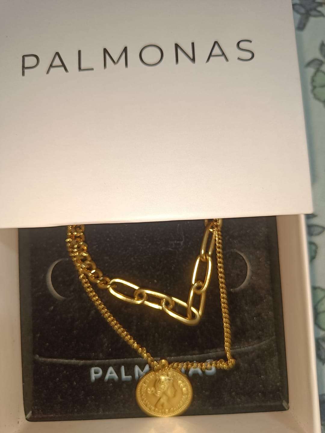 Customer photo review of Penny Elizabeth Three Layer Necklace