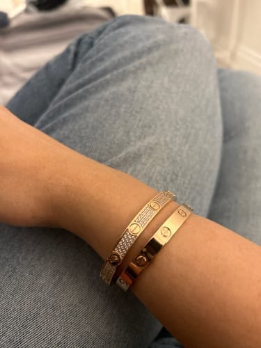 Customer photo review of LOVE BRACELET 6.1MM