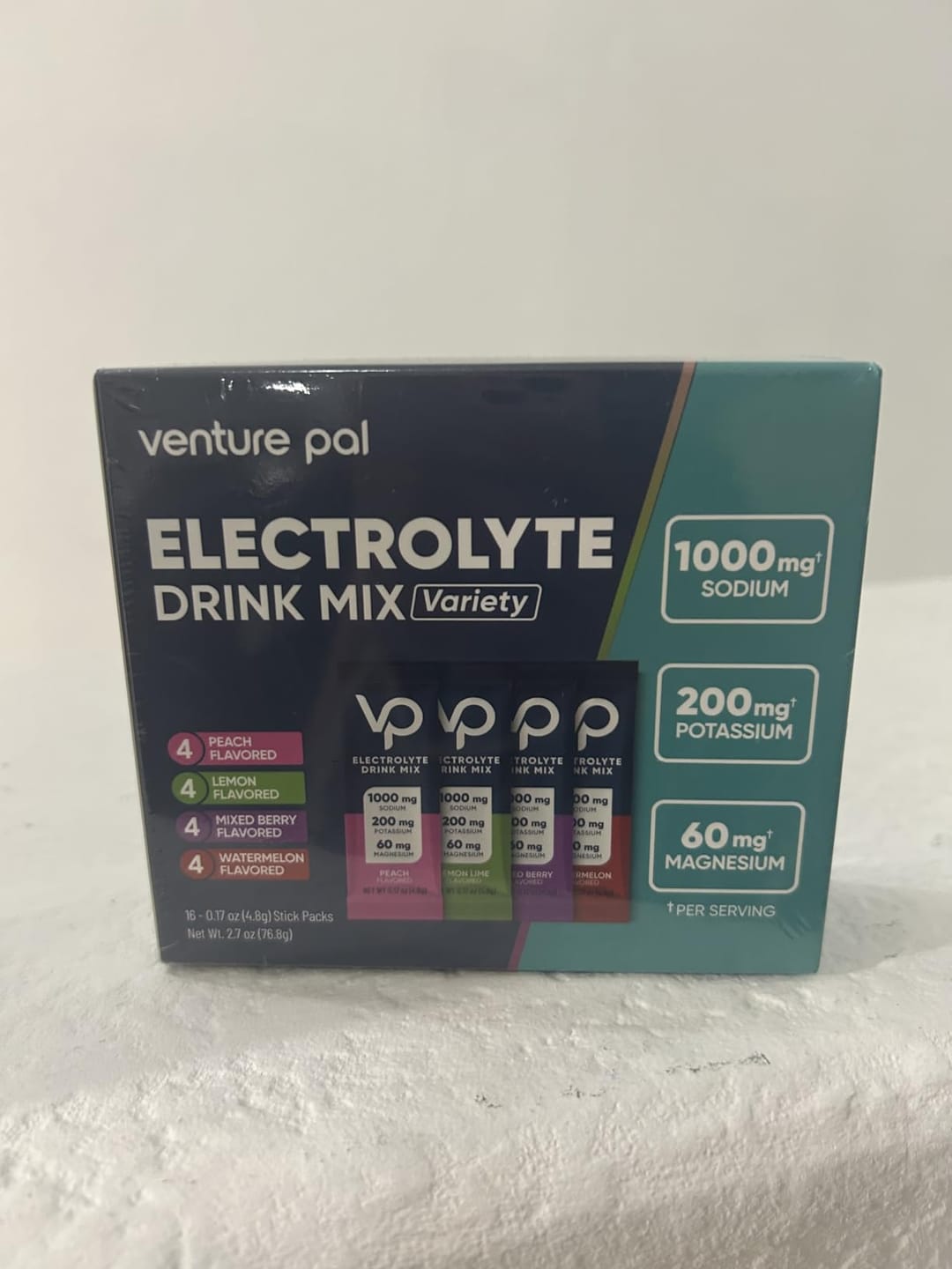 Customer photo review of High Sodium Sugar-Free Electrolyte Powder Packets - 16 Sticks