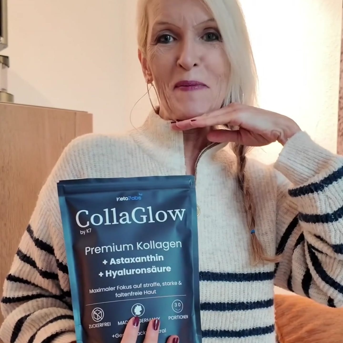 Customer photo review of CollaGlow - 30 Tage Kollagen-Kur