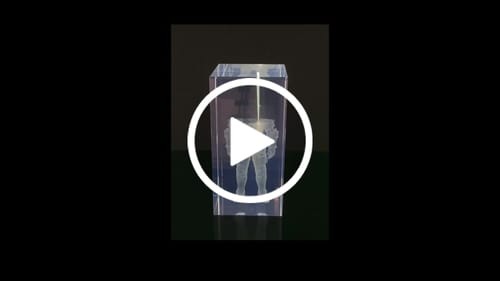 Customer video review of Cloudray UV-P Pro Series 5-in-1 5W 10W 15W UV Laser Water-Cooled Autofocus 3D, 2.5D, Inner & Surface Engraver compatible with Lightburn