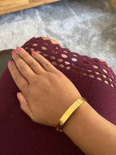 Customer photo review of LOVE BRACELET 6.1MM