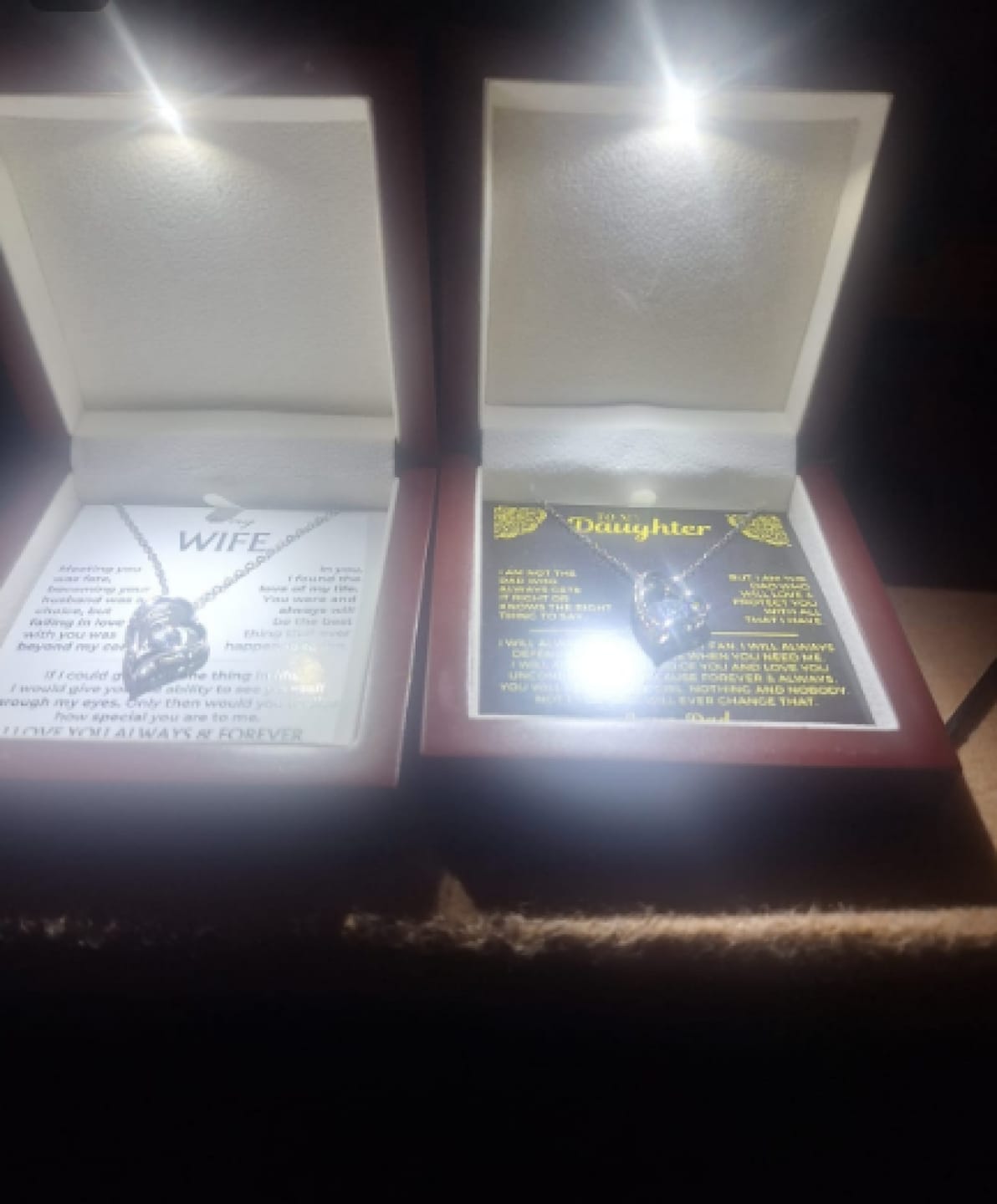 Customer photo review of You will always be my little girl - Necklace Daughter From Dad