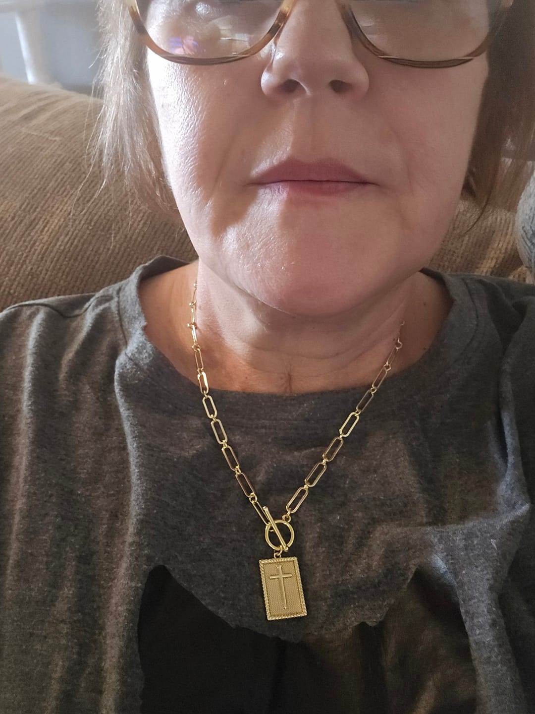 Customer photo review of The Eternal Pendant Necklace