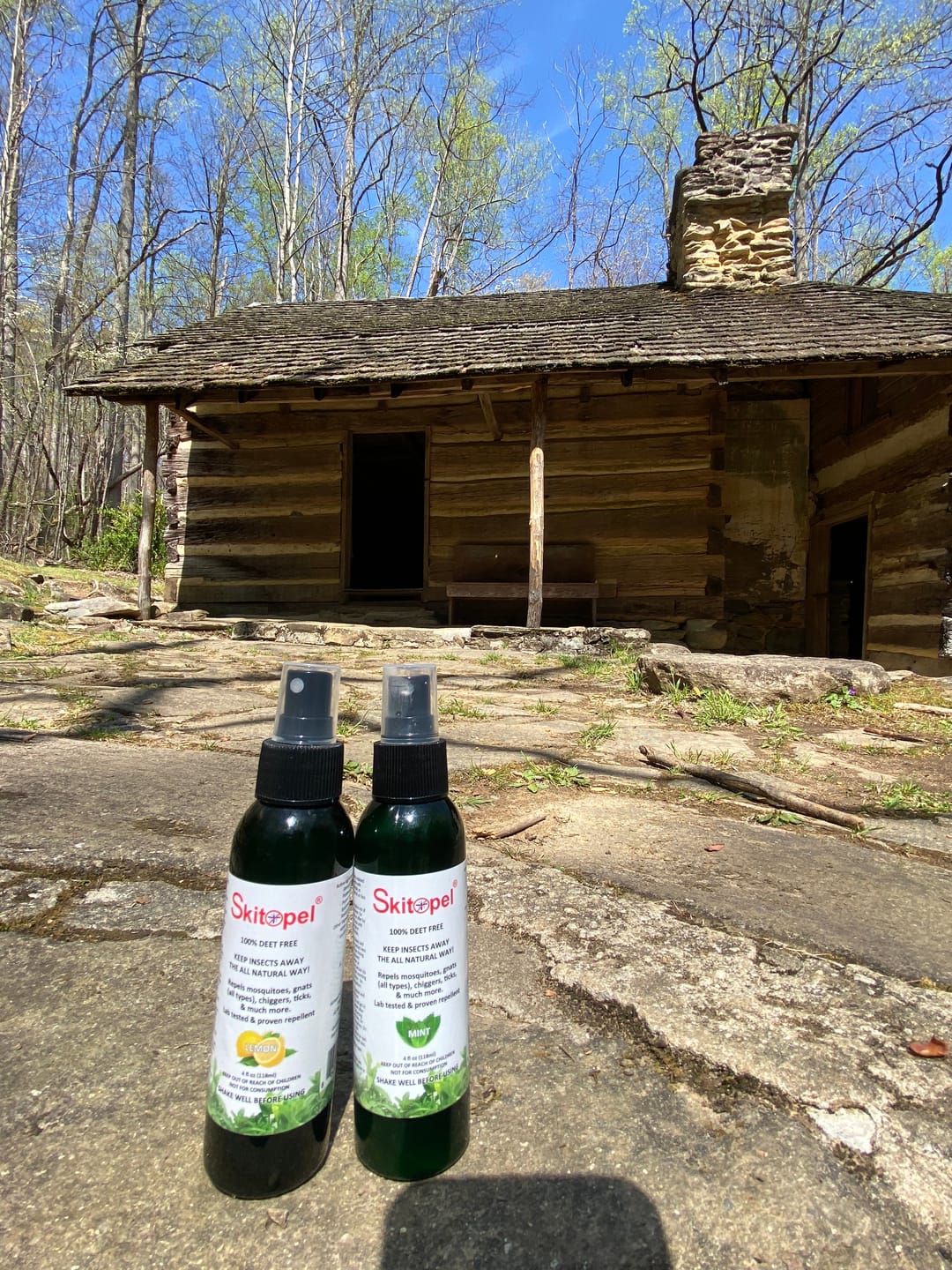 Customer photo review of Skitopel Ultimate Natural Protection with Lemon Spray, Mint Spray, & Lavender Candle