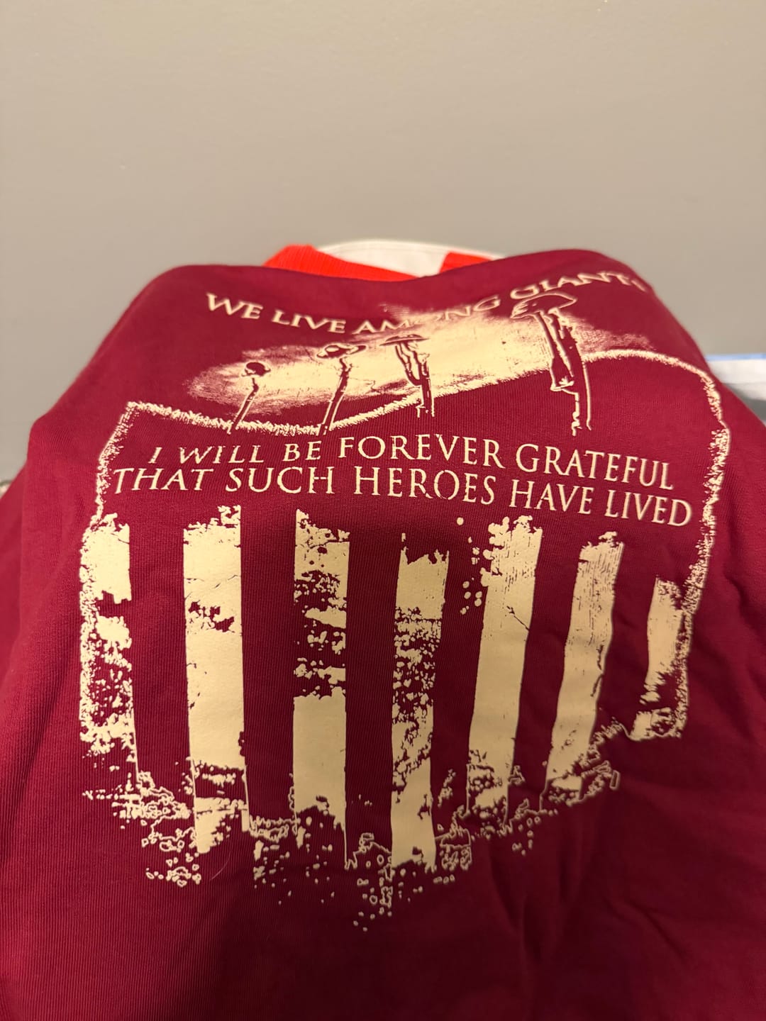 Customer photo review of We Live Among Giants - Hoodie