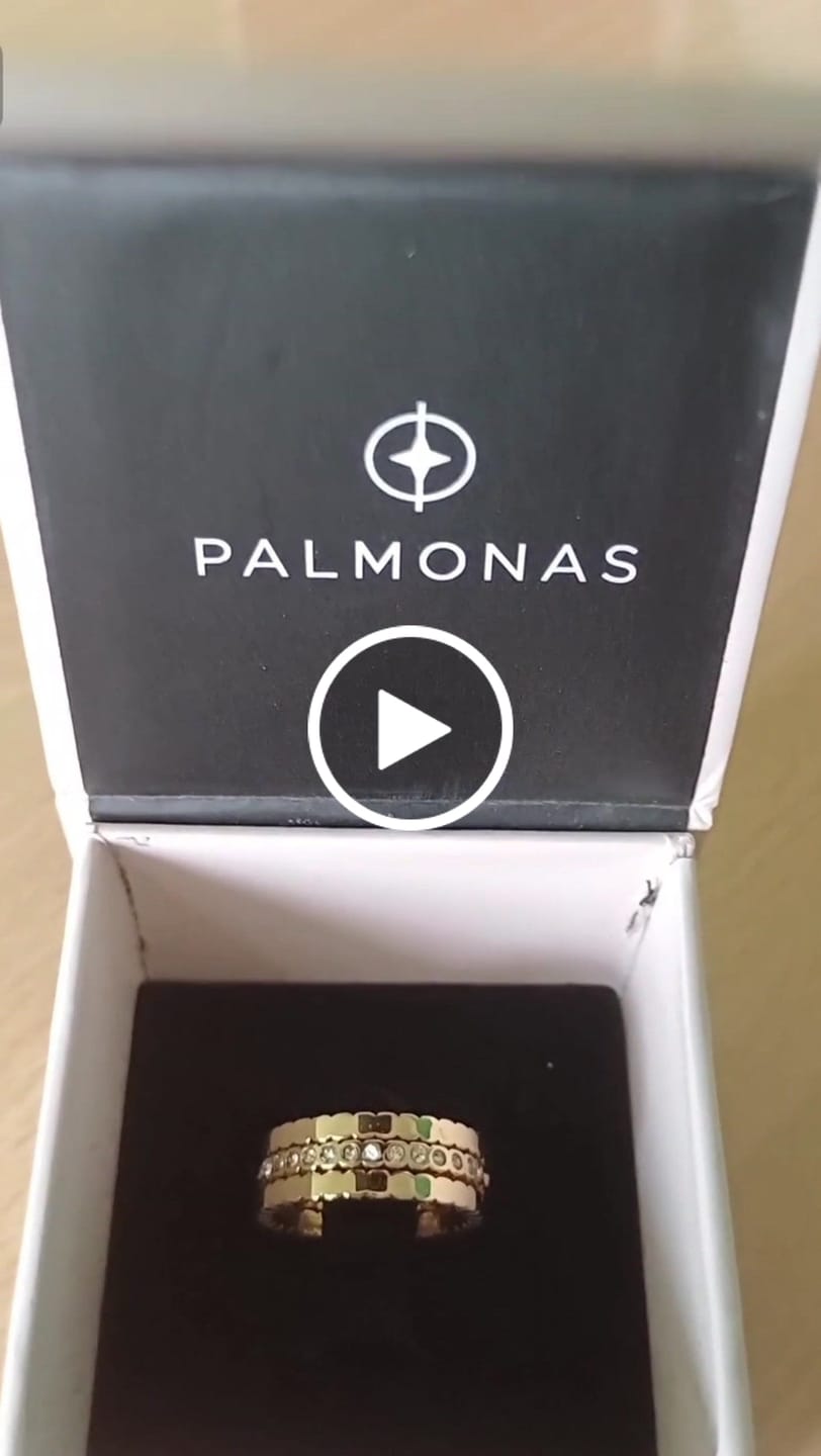 Customer video review of Three Piece Honeycomb Ring