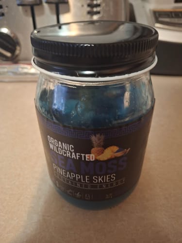 Customer photo review of Pineapple Skies Sea Moss Gel