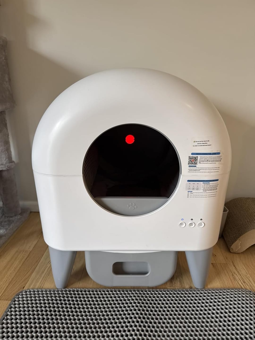 Customer photo review of Cumrige M4 Self-Cleaning Litter Box | Smart Odor-Control Automatic Cat Litter Box