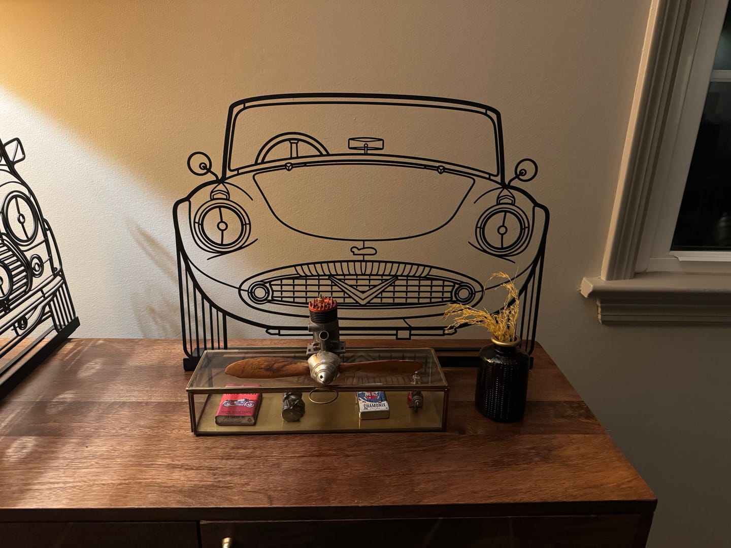 Customer photo review of Your Custom Car Standing Silhouette Metal Art Service