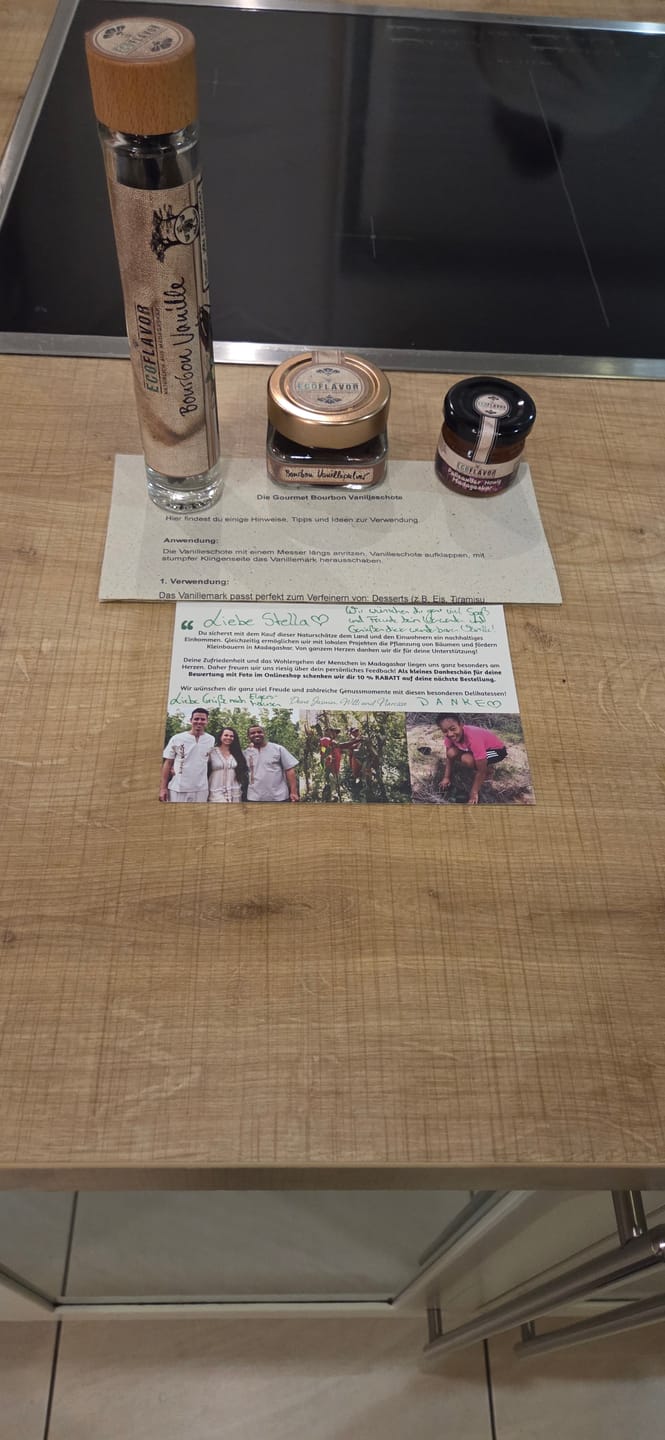 Customer photo review of Das große Vanille Gourmetset
