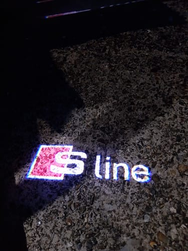 Customer photo review of AUDI DOOR LIGHTS