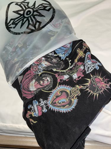 Customer photo review of Righteous Risen King Zip Up Hoodie Black