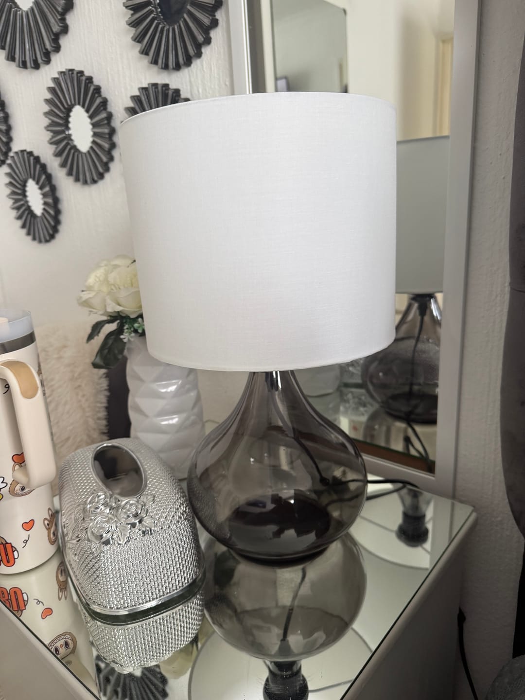Customer photo review of Sasha Table Lamp | Smoke